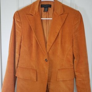 Orange Banana Republic Corduroy Blazer